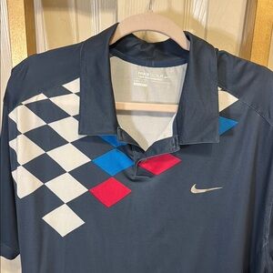 Nike Men's Blue Golf Shirt
